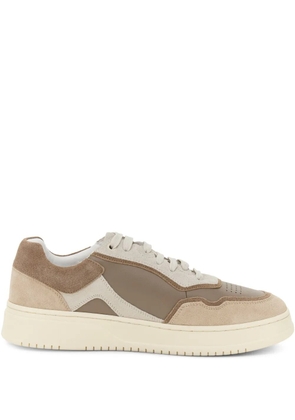 Boggi Milano leather sneakers - Brown