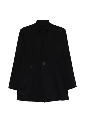 Issey Miyake button-up fitted jacket - Black