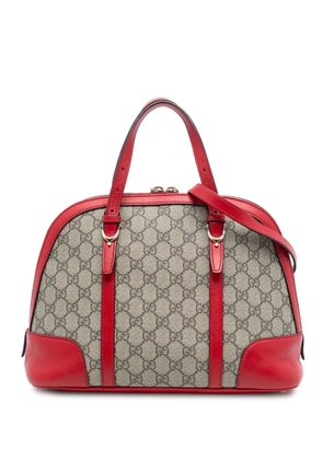 Gucci Pre-Owned 2016-2025 Small GG Supreme Nice Dome satchel - Brown