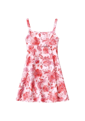 AZEEZA Arden paisley mini dress - White