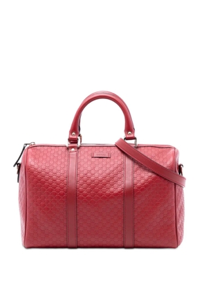Gucci Pre-Owned 2016-2026 Medium Microguccissima satchel - Red