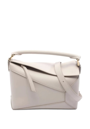 Loewe Pre-Owned 2020s small Puzzle leather tote bag - Grey