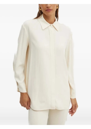 Liviana Conti point-collar shirt - Neutrals
