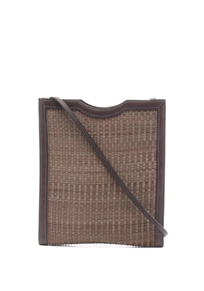 Hermès Pre-Owned 2005 Onimetu woven tote bag - Brown