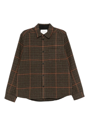 Les Deux check-print pocket shirt - Brown