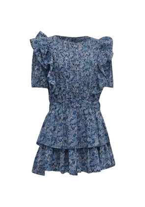 LoveShackFancy x Liberty London Natasha floral-print dress - Blue
