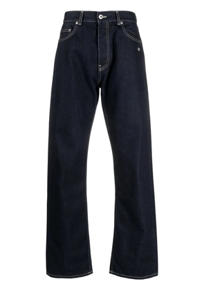 Off-White logo-embroidered skate jeans - Blue