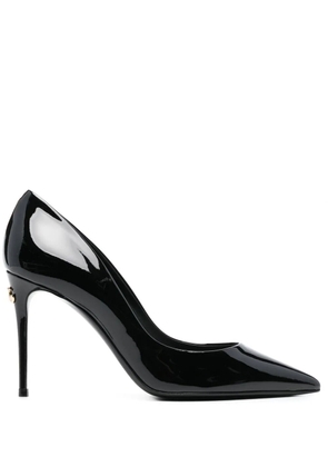 Dolce & Gabbana Cardinale 90mm patent leather pumps - Black