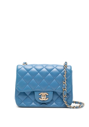 CHANEL Pre-Owned 2019 mini Square Timeless crossbody bag - Blue