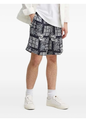 The Kooples paisley-patterned shorts - Blue