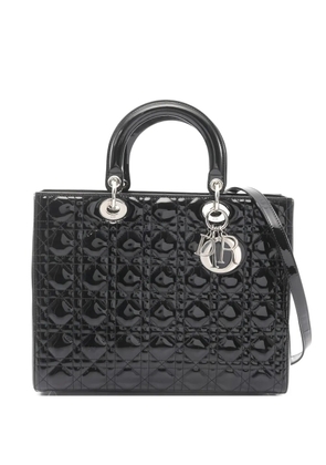 Christian Dior Pre-Owned 2010s Lady Dior tote bag - Black