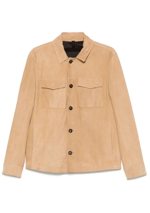Tagliatore suede jacket - Neutrals