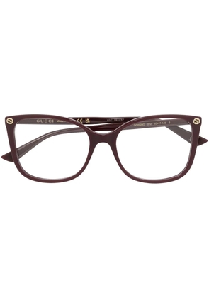 Gucci Eyewear cat-eye optical glasses - Red