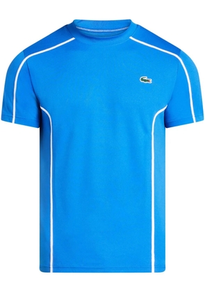 Lacoste Ultra Dry logo-appliqué T-shirt - Blue