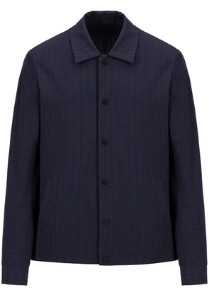 Harris Wharf London striped shirt jacket - Blue