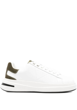 GUESS USA leather panelled sneakers - White