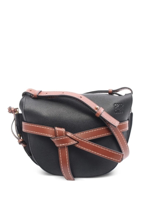 Loewe Pre-Owned small Gate leather shoulder bag - Black