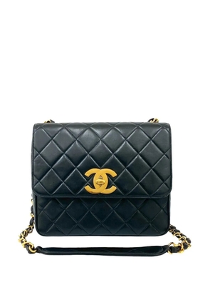 CHANEL Pre-Owned 1994-1996 CC Quilted Lambskin crossbody bag - Black