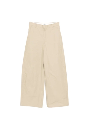 LESS cotton wide-leg pants - Neutrals