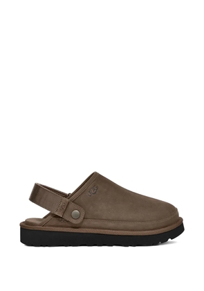 UGG button-fastening slippers - Brown
