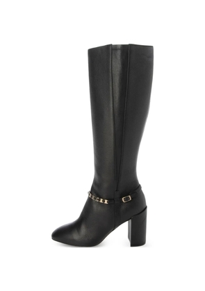 Ferragamo chain-strap boots - Black