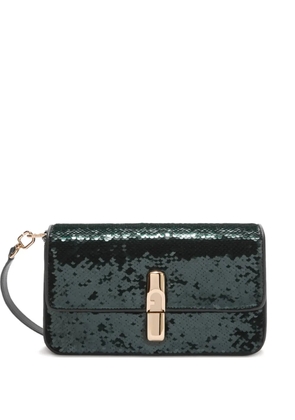 Furla small Iride sequin cross body bag - Green