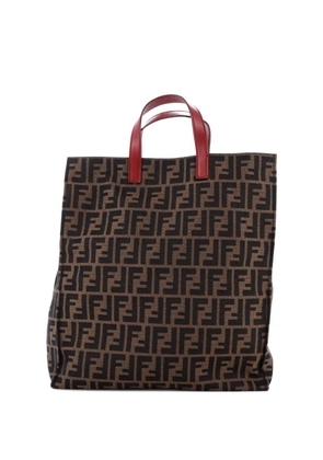 Fendi Pre-Owned Open Shopping Zucca Canvas Tall tote bag - Brown