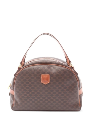 Celine Pre-Owned 2000s Macadam leather shoulder bag - Brown