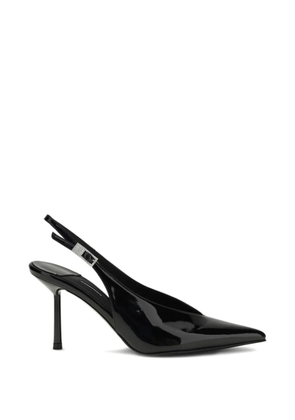 Le Silla pointed buckled slingback heeled pumps - Black