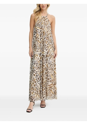 Marc Aurel animal-print maxi dress - Neutrals