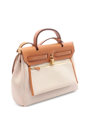 Hermès Pre-Owned 2023 PM Herbag Zip Le Tournet Chaîne d'Ancre tote bag - Neutrals