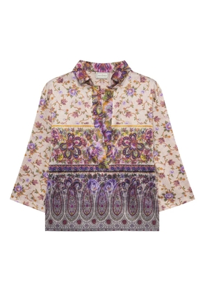 Pierre-Louis Mascia floral-print blouse - Neutrals