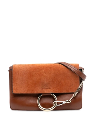 Chloé Pre-Owned 2018 Small Suede and Calfskin Faye crossbody bag - Brown