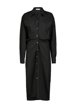 The Row buttoned shirt midi dress - Black