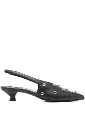 ALOHAS 40mm Eros studded slingback pumps - Black