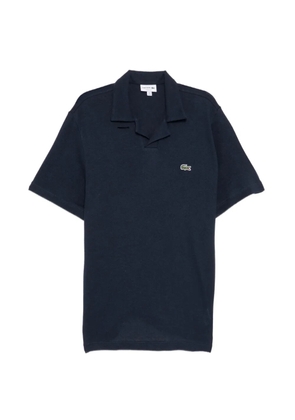 Lacoste logo-embroidered polo shirt - Blue