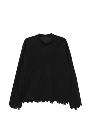 JNBY asymmetric-hem T-shirt - Black