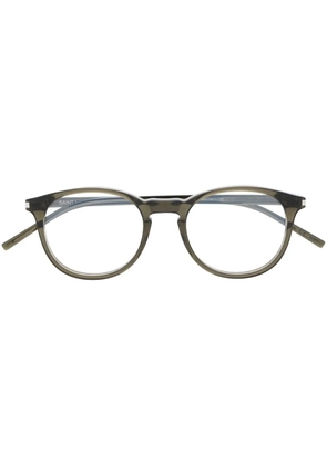 Saint Laurent Eyewear round-frame glasses - Green