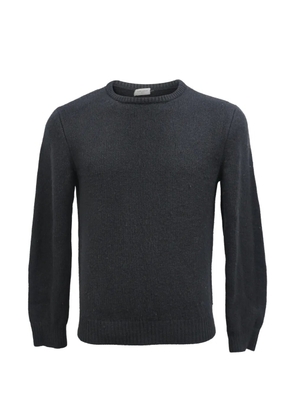 Saint Laurent Pre-Owned knitted crew-neck sweater - Black