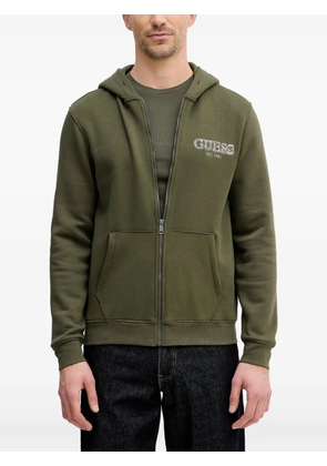GUESS USA zip-up hoodie - Green