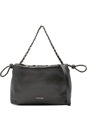 LIU JO chain-strap leather tote bag - Grey