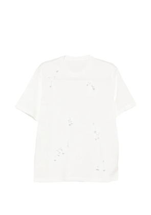 JNBY 3D flower cotton T-shirt - White