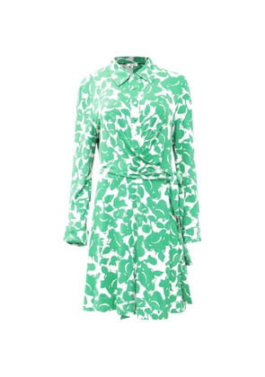 Diane Von Furstenberg Vintage printed wrap dress - Green