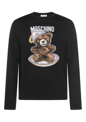 Moschino intarsia-knit sweater - Black