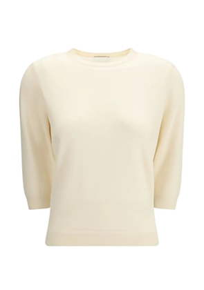 Allude three-quarter sleeves knitwear - Neutrals