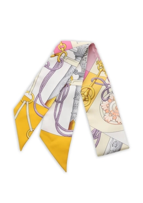 Hermès Pre-Owned 2010s Cliquetis scarf - Neutrals