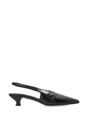 ALOHAS point-toe kitten heels slingback - Black