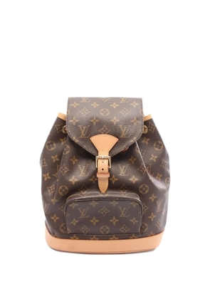 Louis Vuitton Pre-Owned 1997 MM Montsouris monogram buckle backpack - Brown