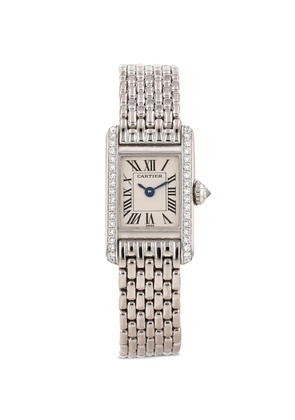 Cartier 1990s Mini Tank 25mm watch - White