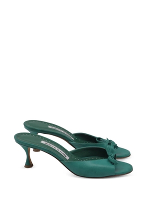 Manolo Blahnik Pertinanu sandals - Green